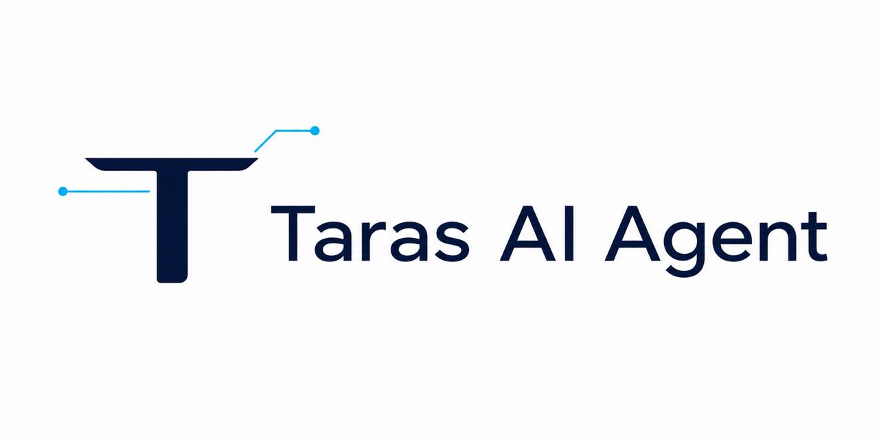 Taras AI Agent original logo lockup